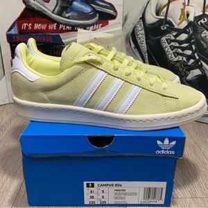 adidas gazelle silver green womens Adidas Original CAMPUS 00s Men's -PANTON/WHITE YELLOW – Moesports main image 1